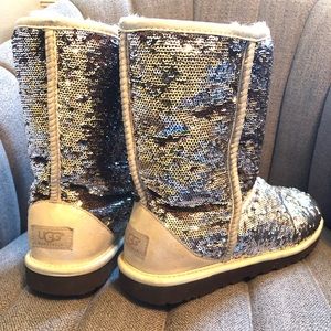 Limited Edition Champagne Sequin UGG Boots